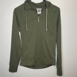 Avalanche Green Quarter-Zip Hoodie • Size S